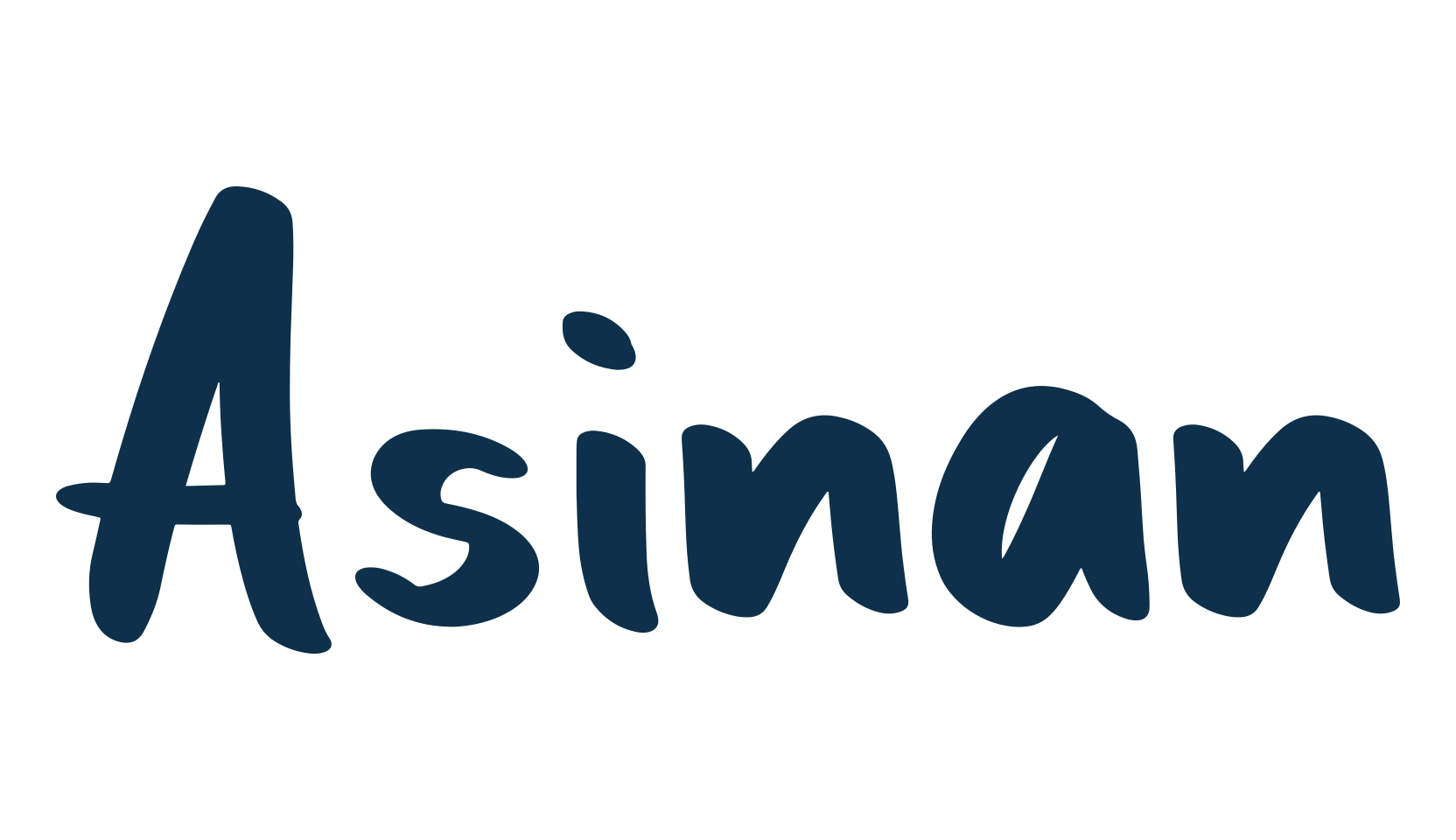 Asinan, script handwritten fancy decorative calligraphy font preview