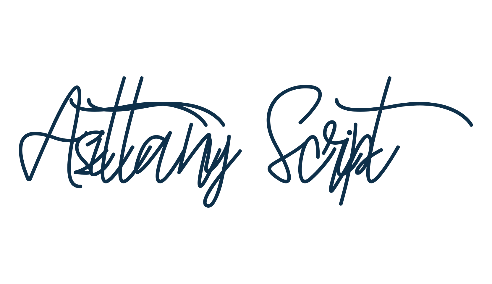 Asittany Script, script handwritten fancy decorative calligraphy font preview