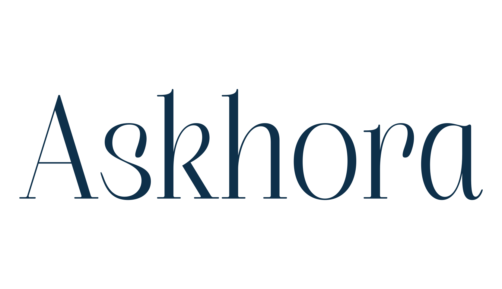 Askhora, basic serif font preview