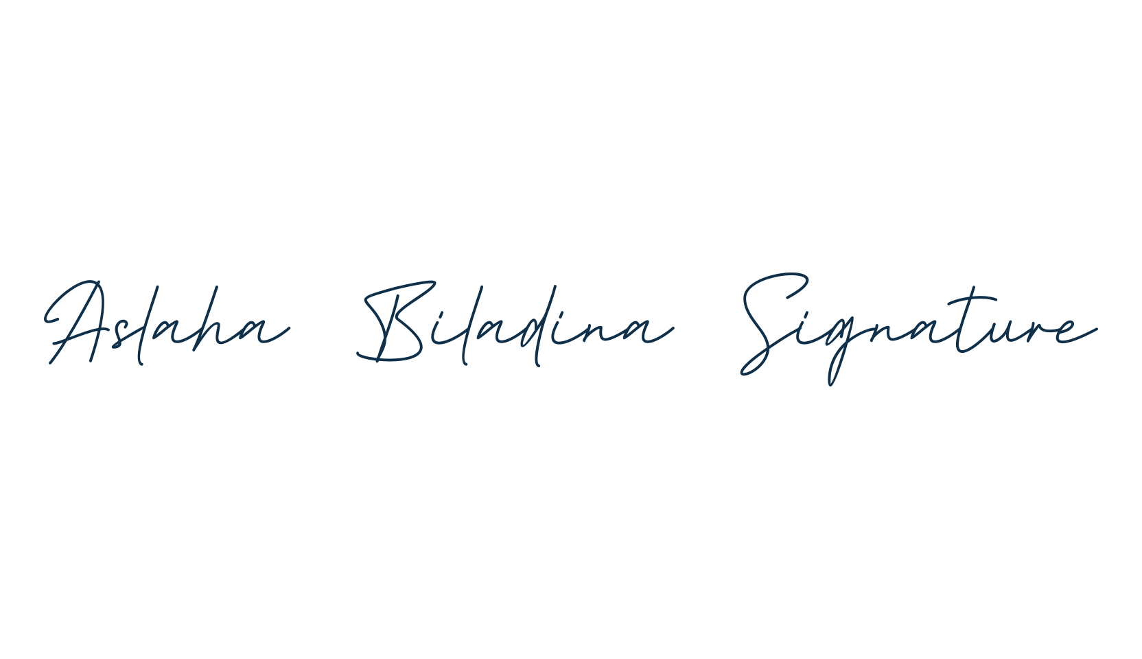 Aslaha Biladina Signature, script handwritten fancy decorative calligraphy font preview
