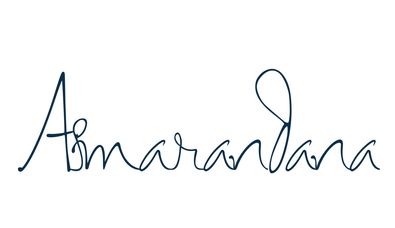 Asmarandana, handwriting font preview