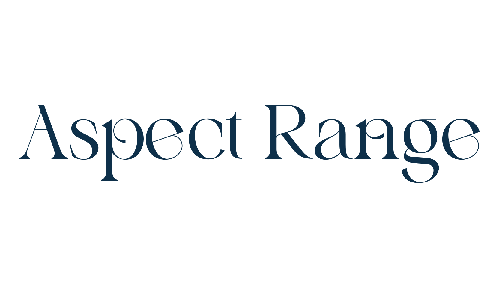 Aspect Range, serif font preview