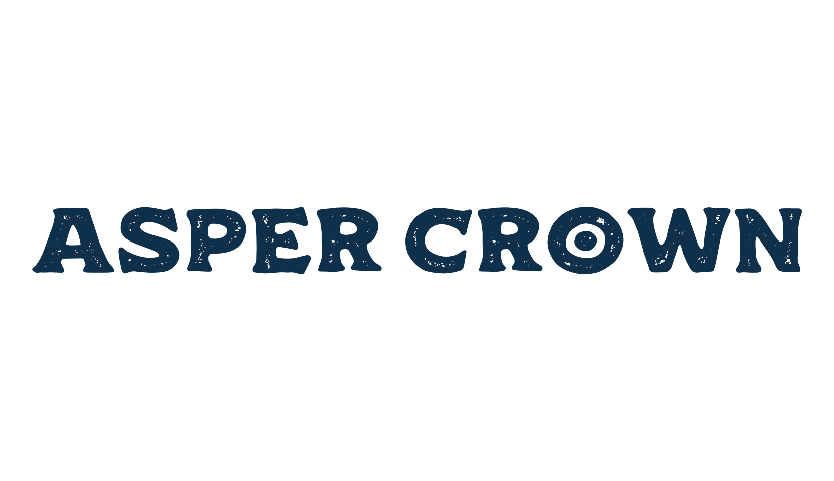 Asper Crown, retro font preview
