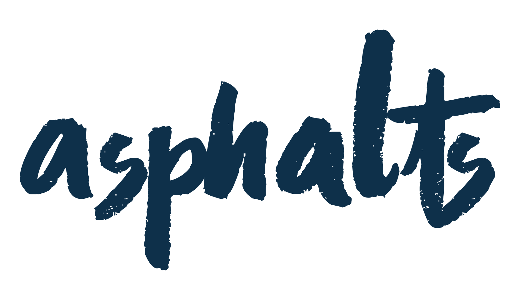 Asphalts, script brush fancy decorative calligraphy font preview