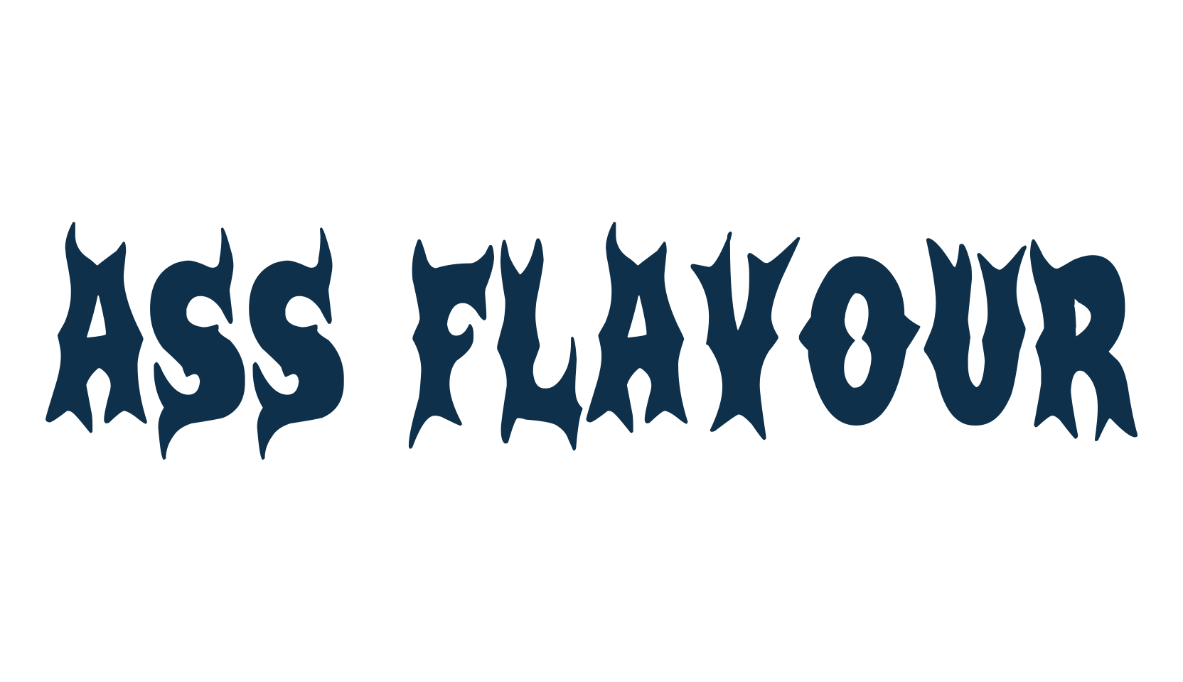Ass Flavour, gothic modern font preview