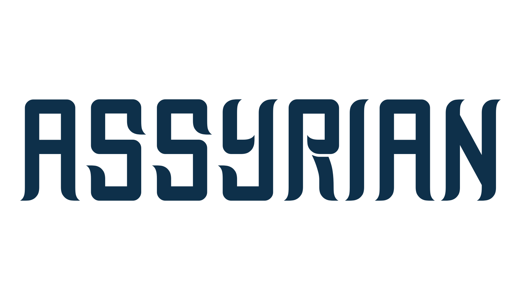 Assyrian, arabic font preview
