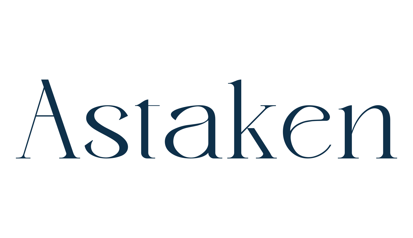 Astaken, serif font preview