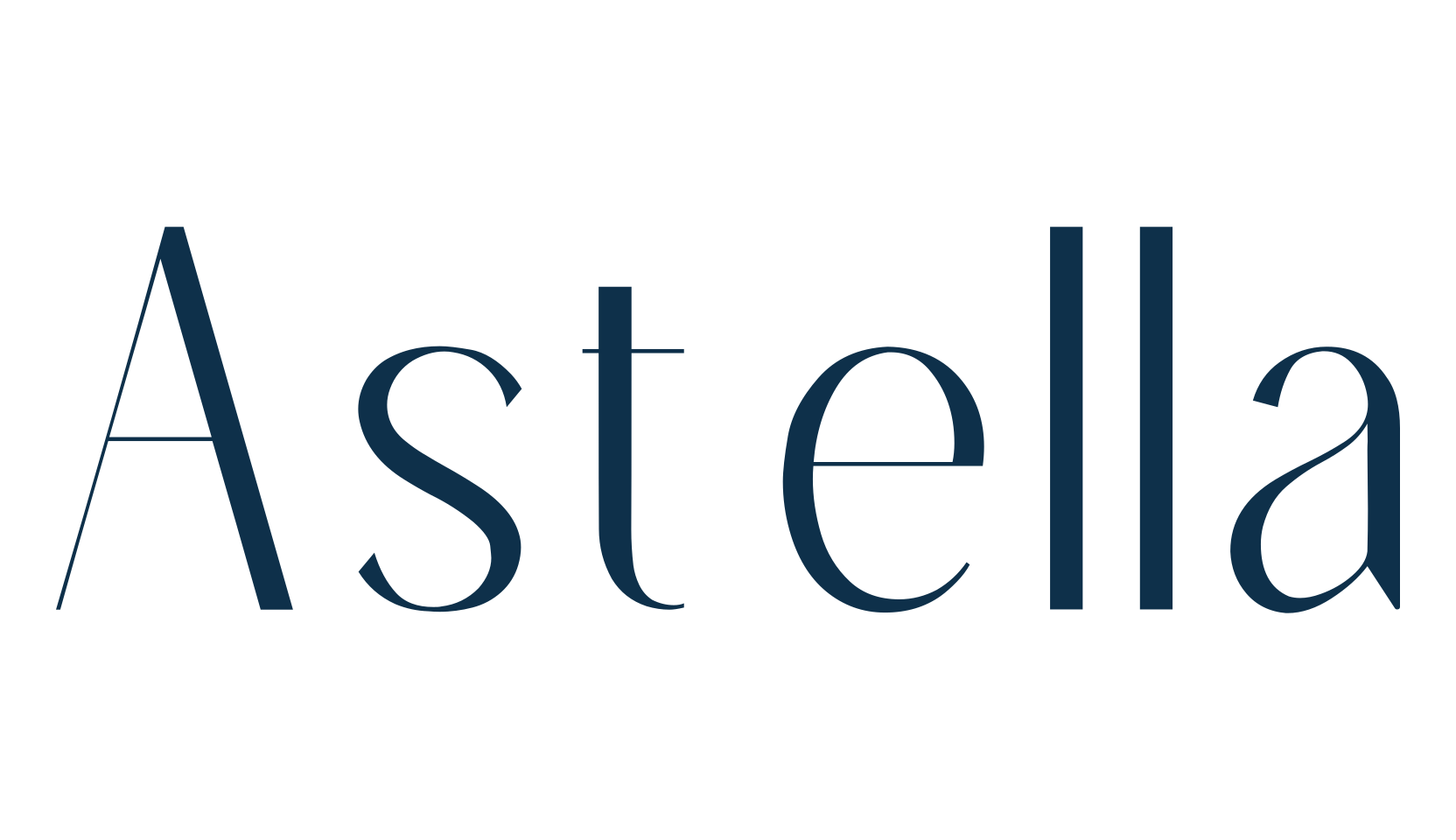 Astella, basic sans serif font preview