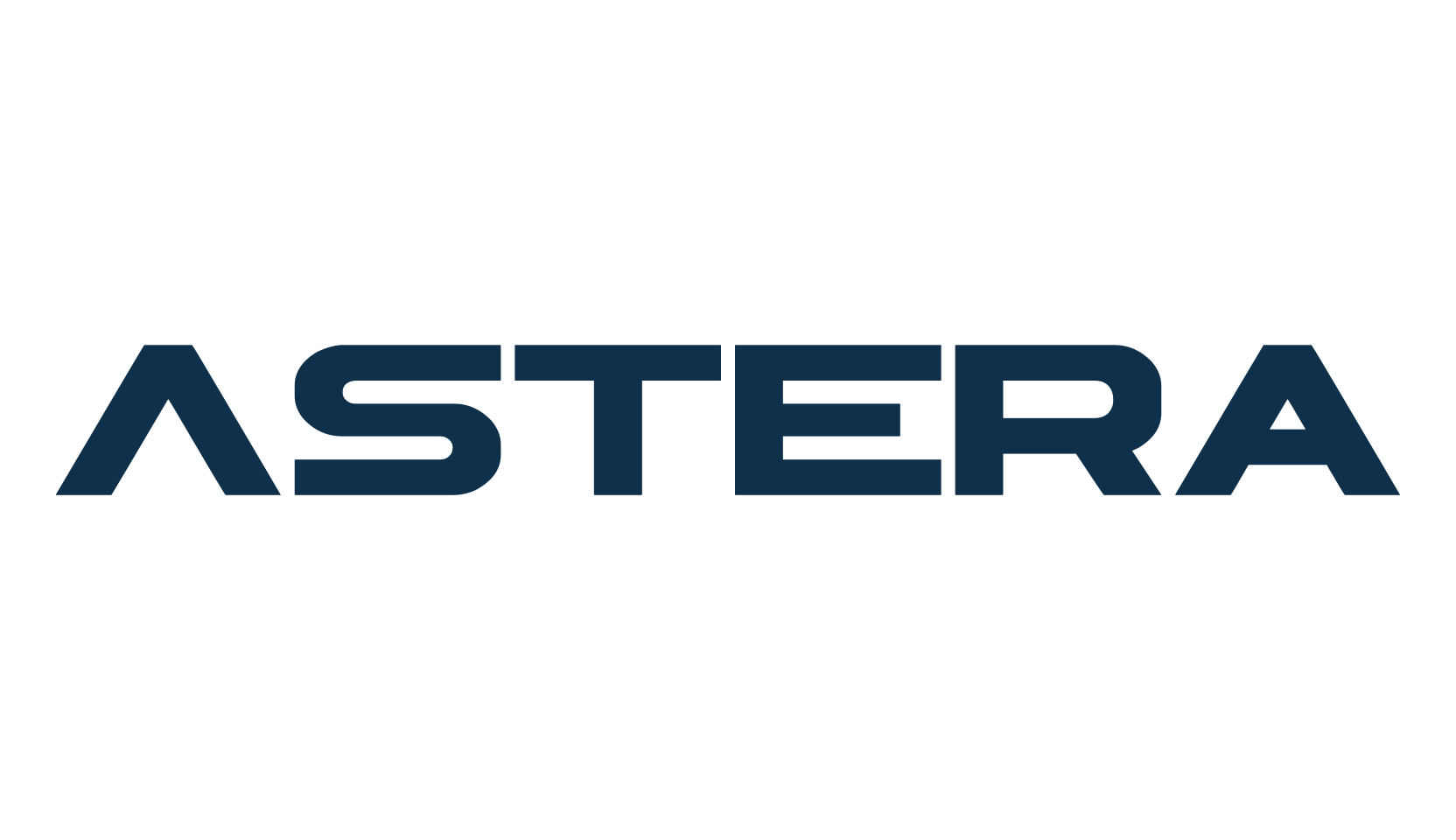 Astera, techno sci-fi font preview