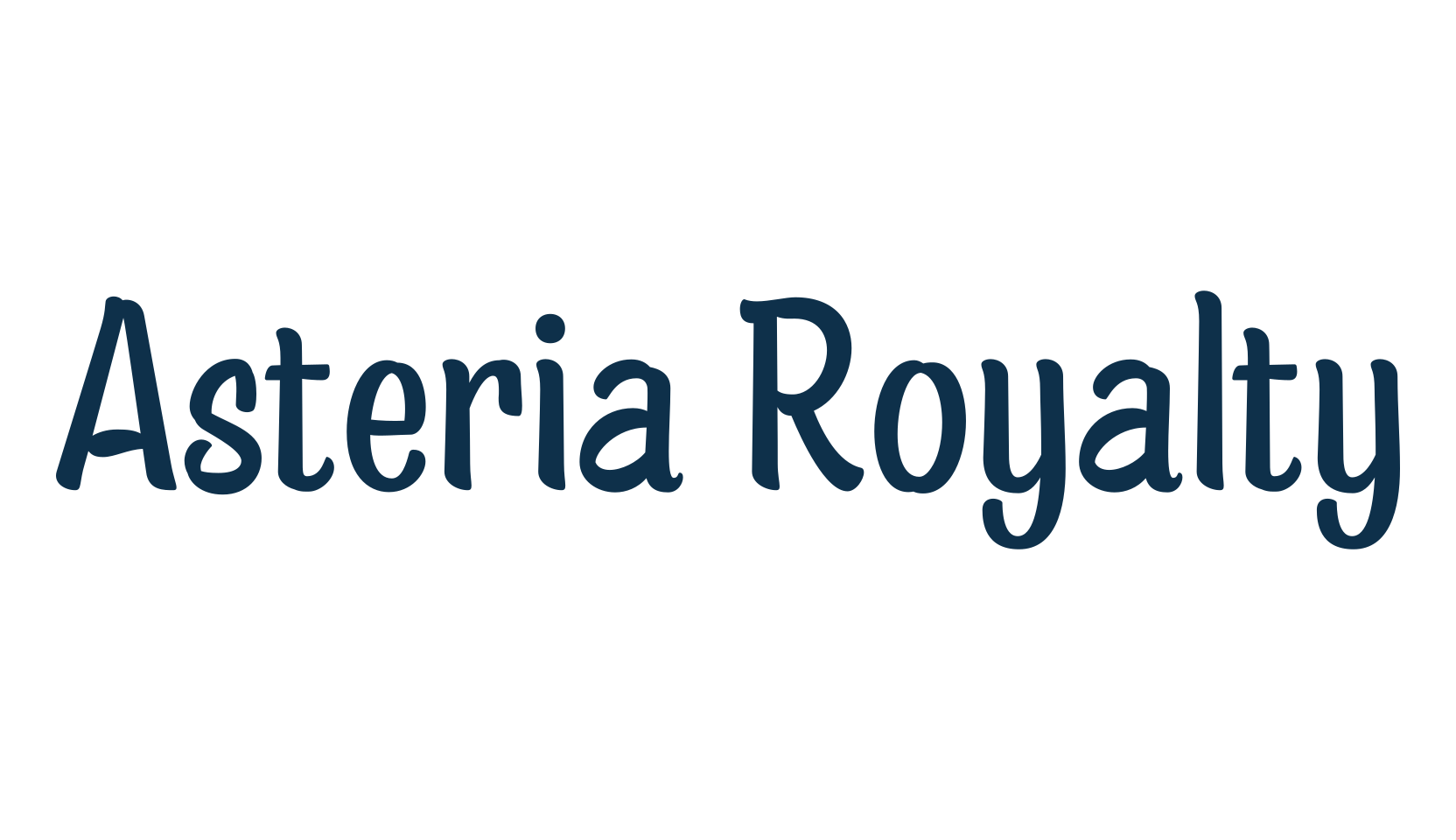 Asteria Royalty, fancy various decorative font preview