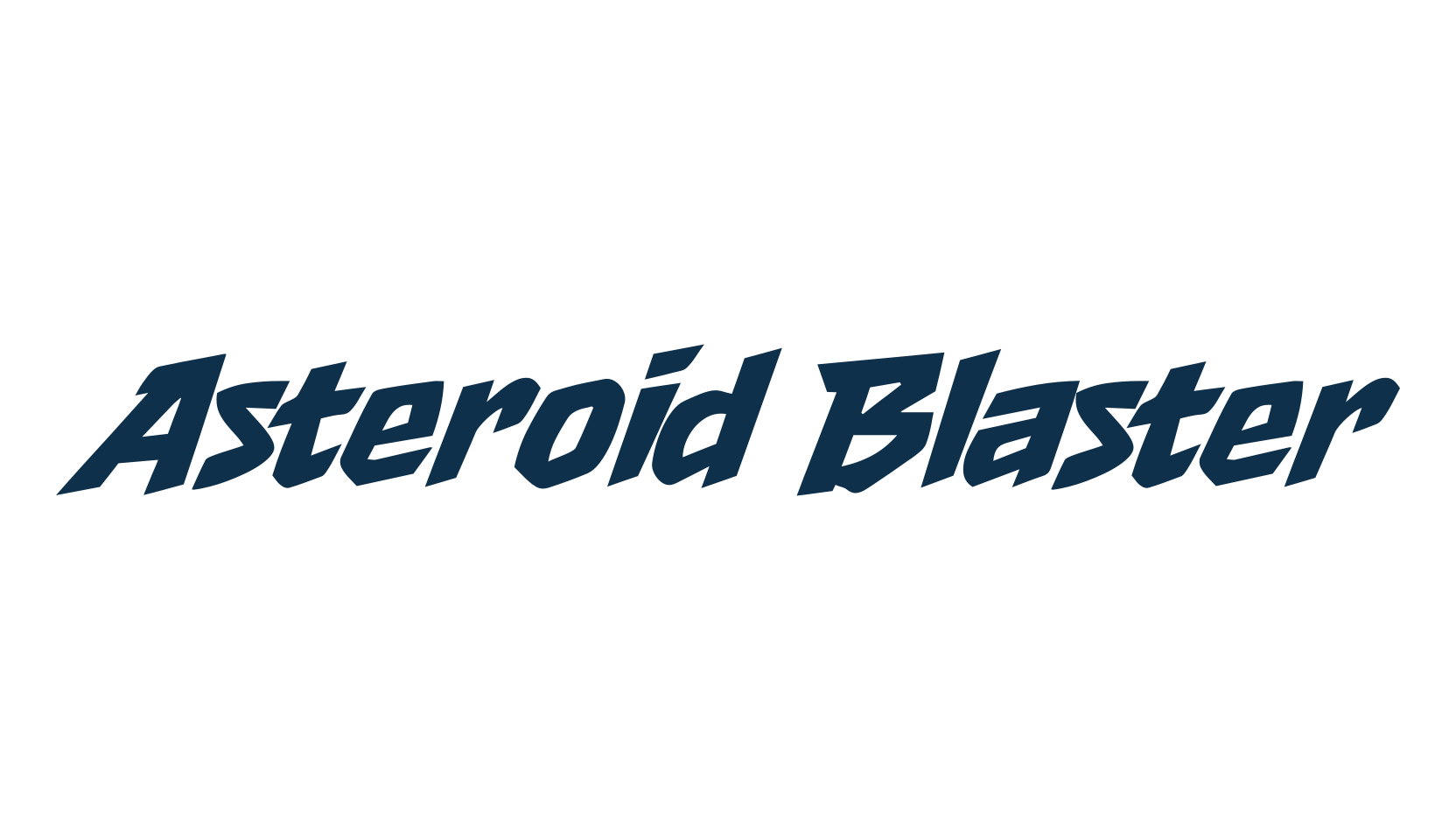 Asteroid Blaster, fancy cartoon decorative comic font preview