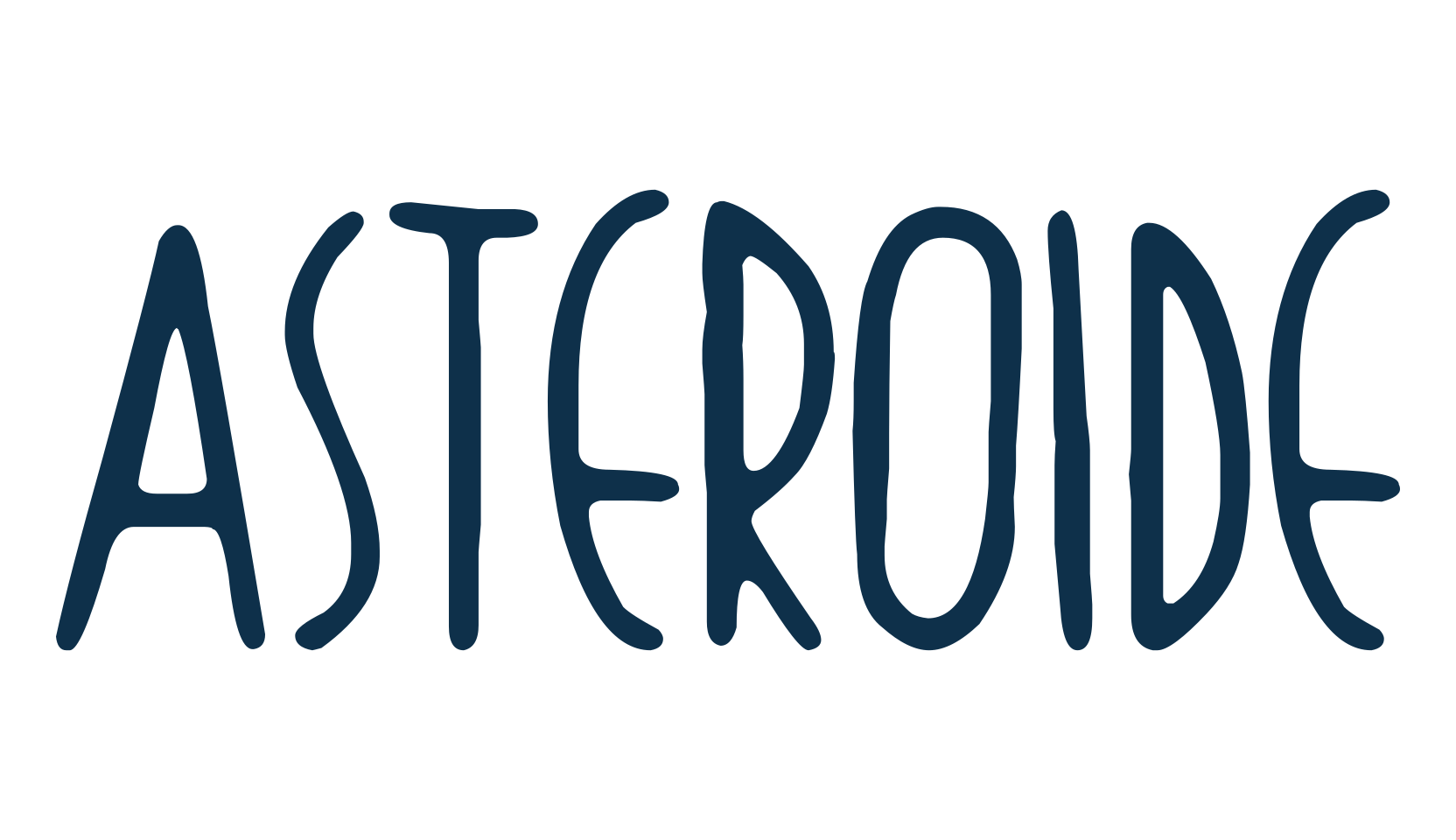Asteroide, script handwritten fancy decorative calligraphy font preview