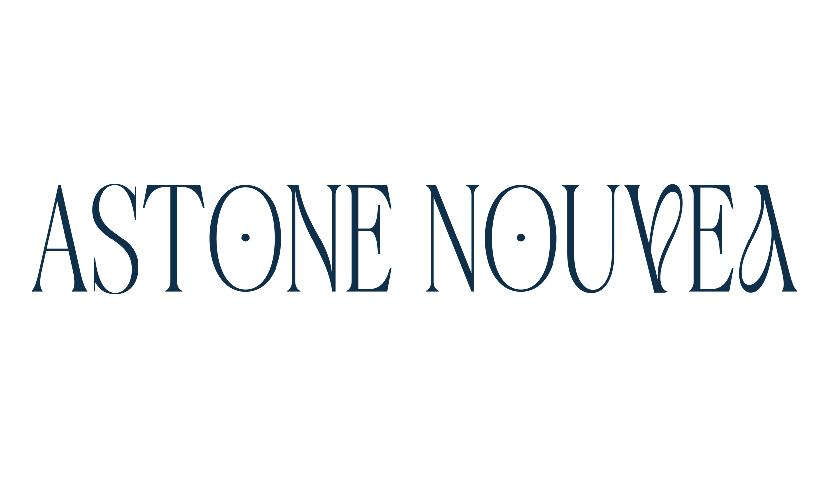 Astone Nouvea, fancy retro decorative font preview