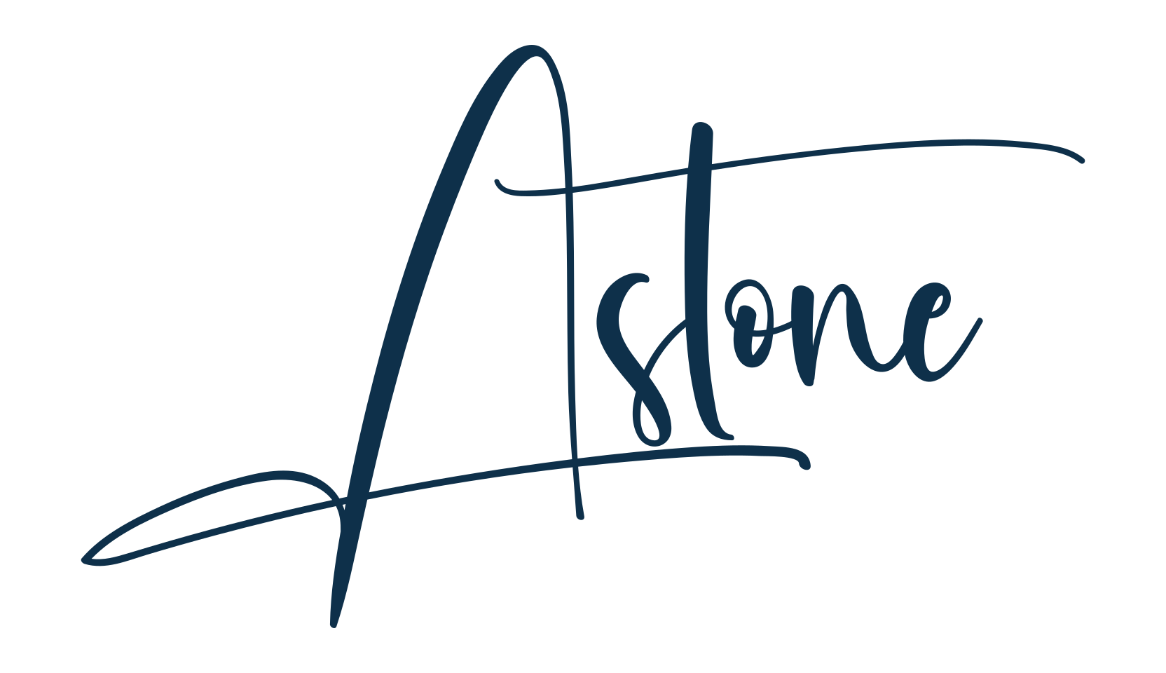 Astone, script handwritten fancy decorative calligraphy font preview