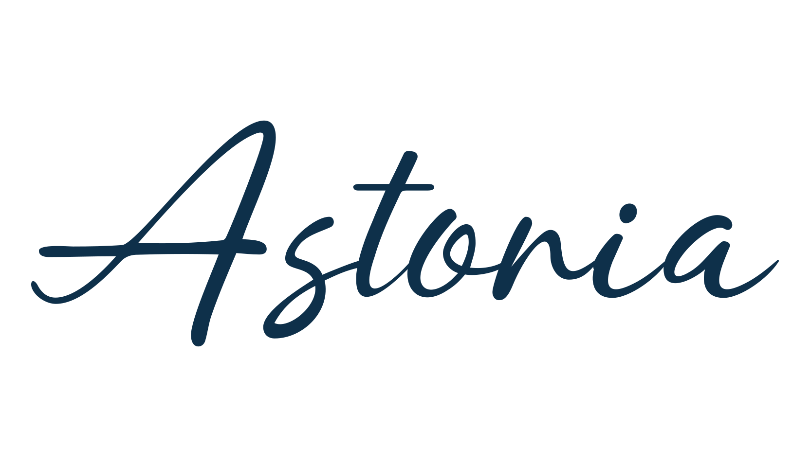 Astoria (astoria-2), handwriting font preview
