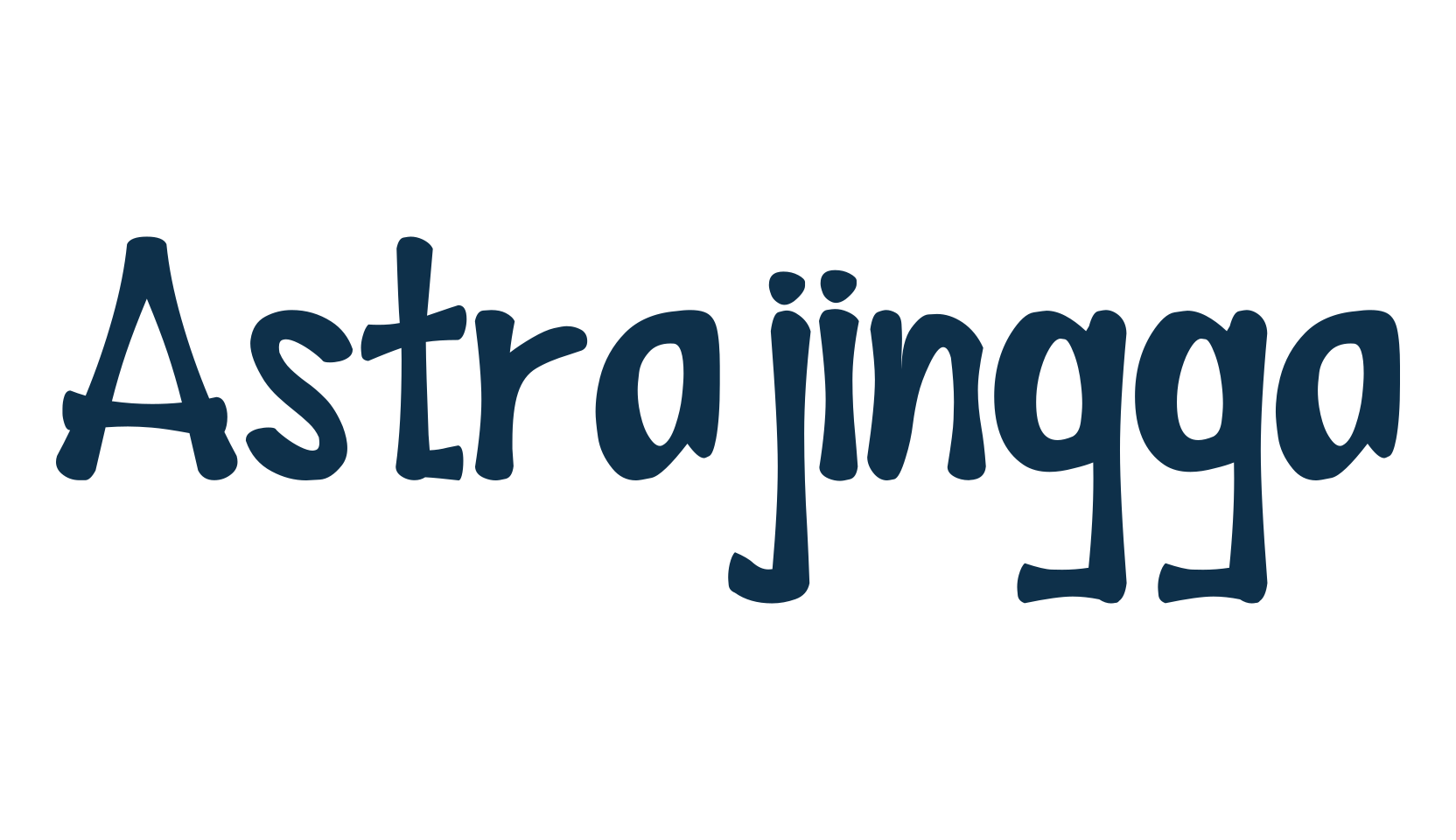 Astrajingga, various font preview