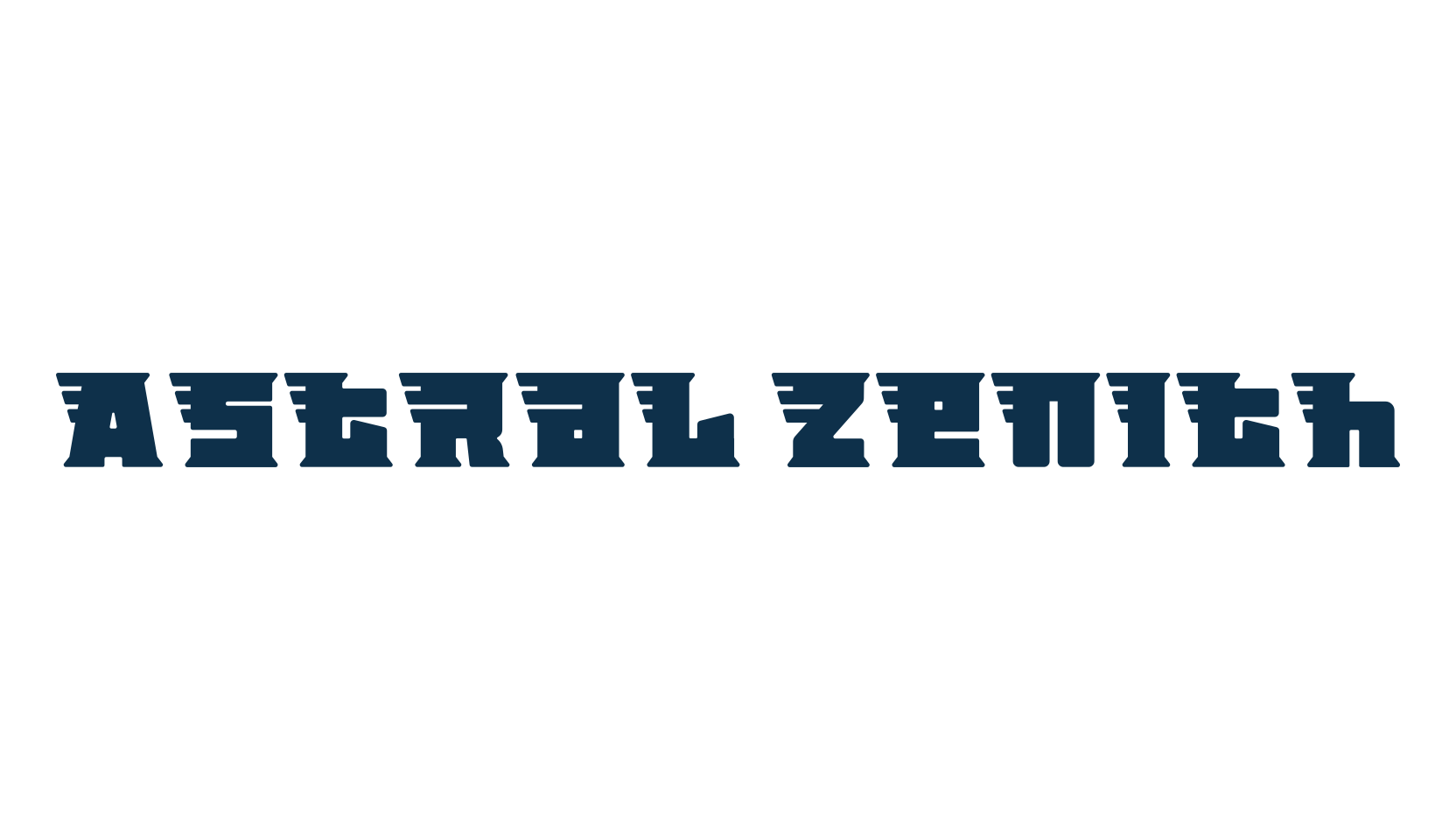 Astral Zenith, decorative font preview