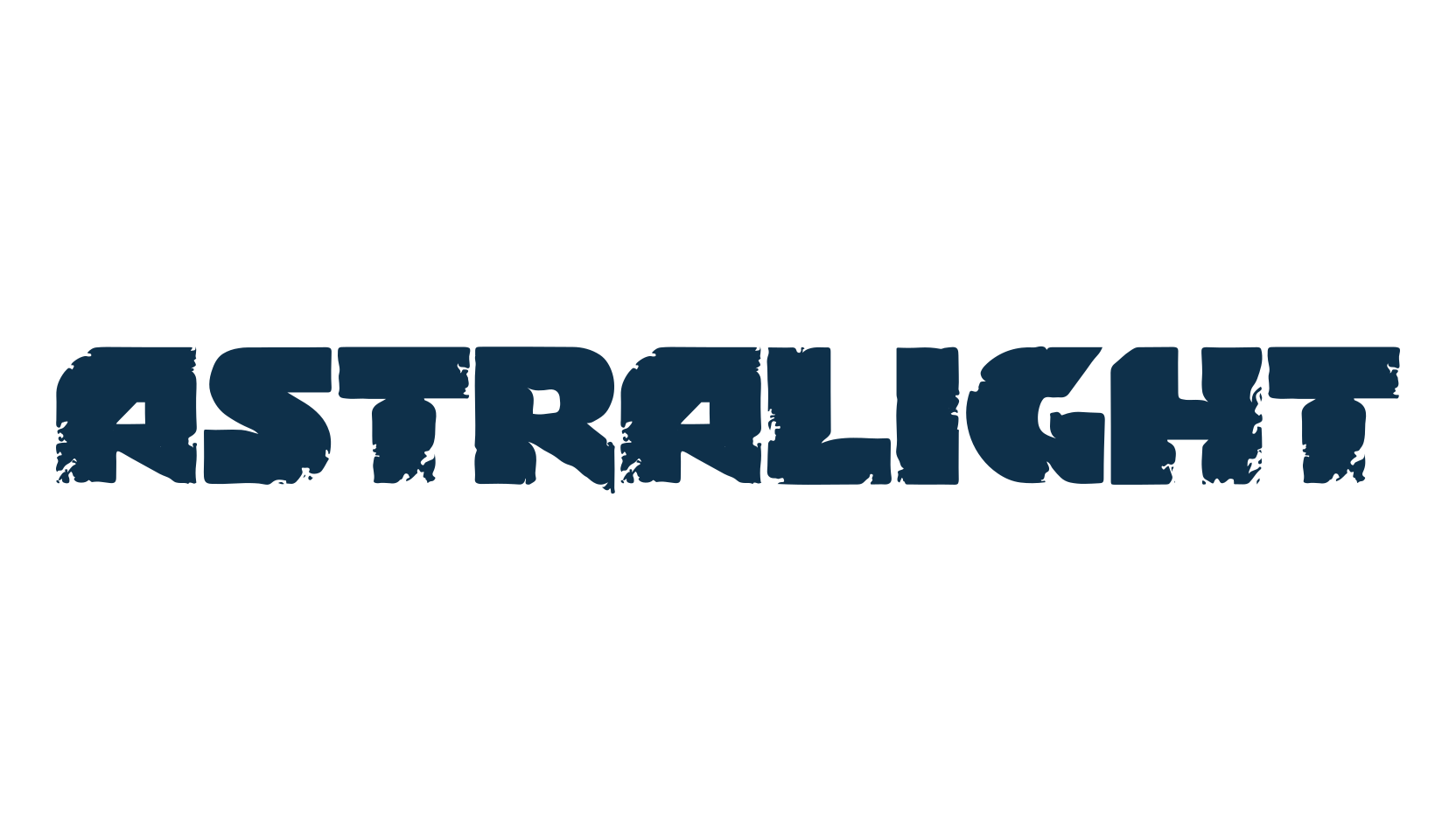 Astralight, fancy eroded decorative font preview