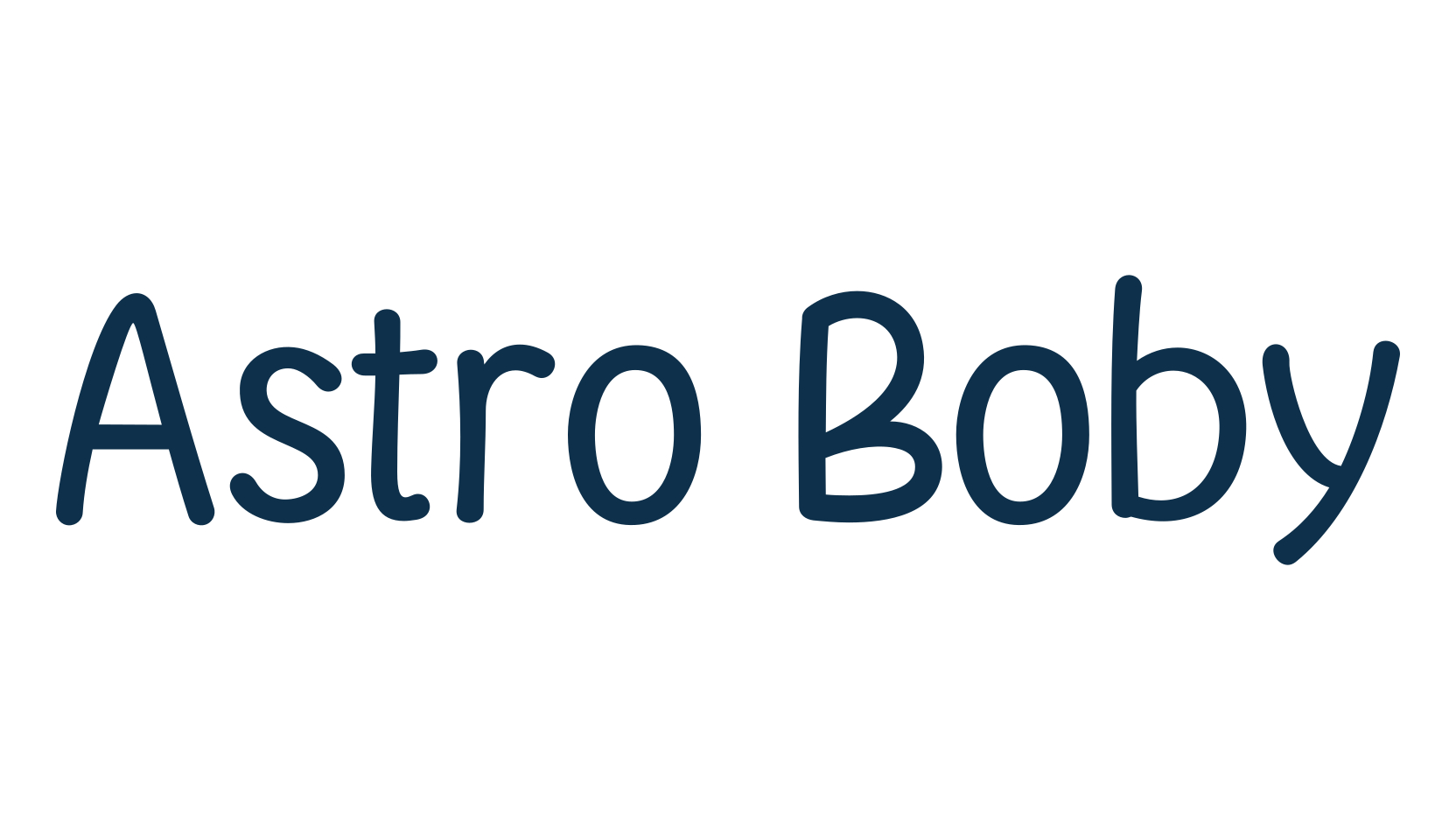 Astro Boby, fancy decorative font preview