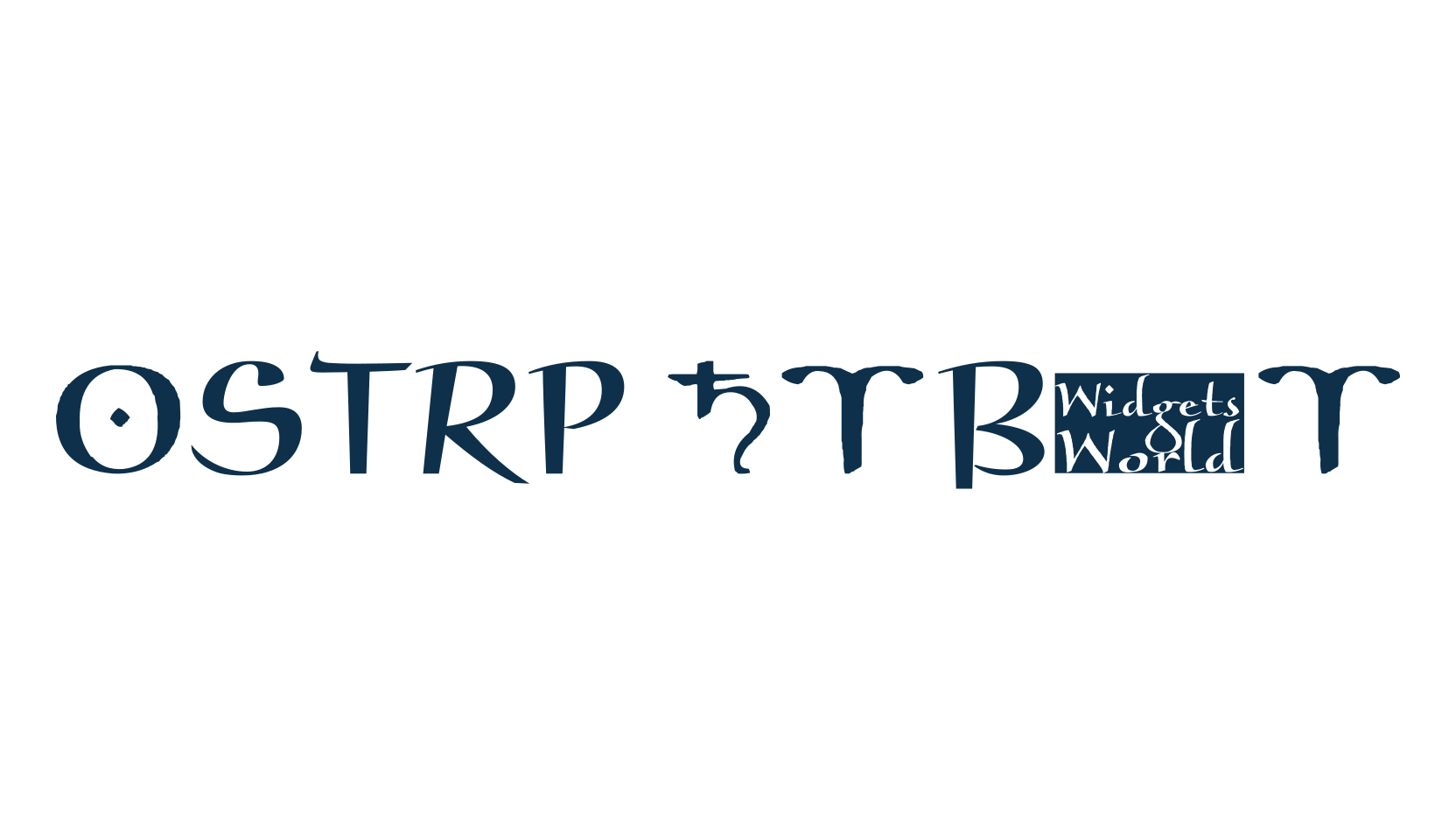 Astro Ganza, fancy decorative font preview