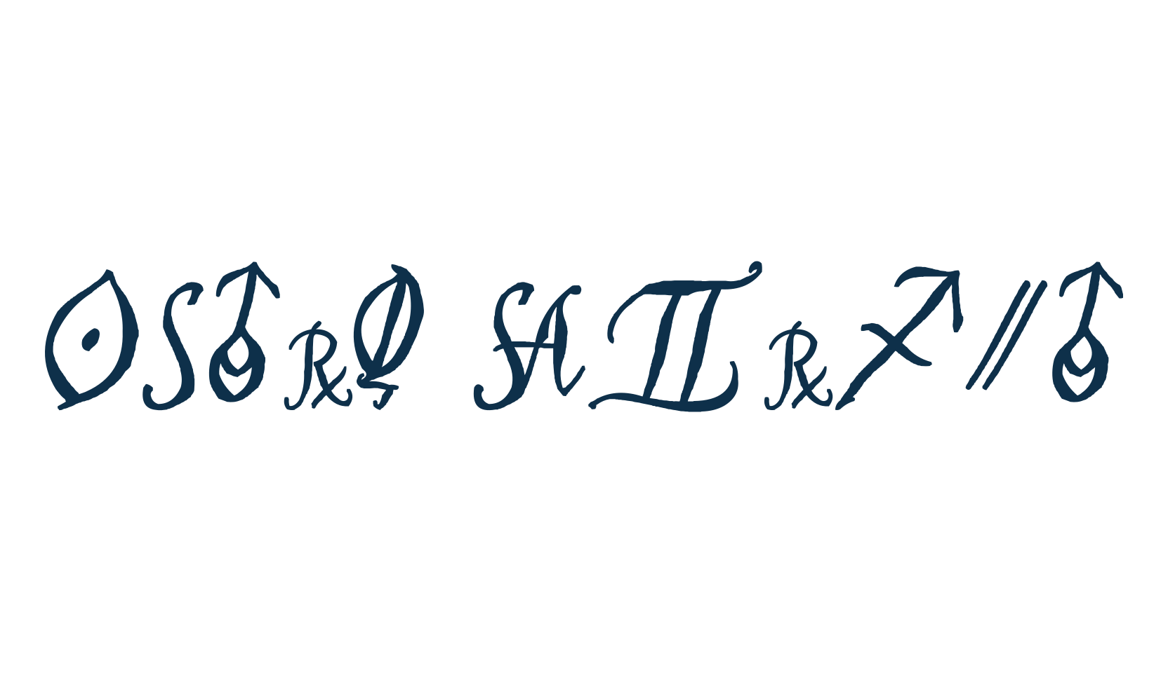 Astro Script, fancy decorative font preview