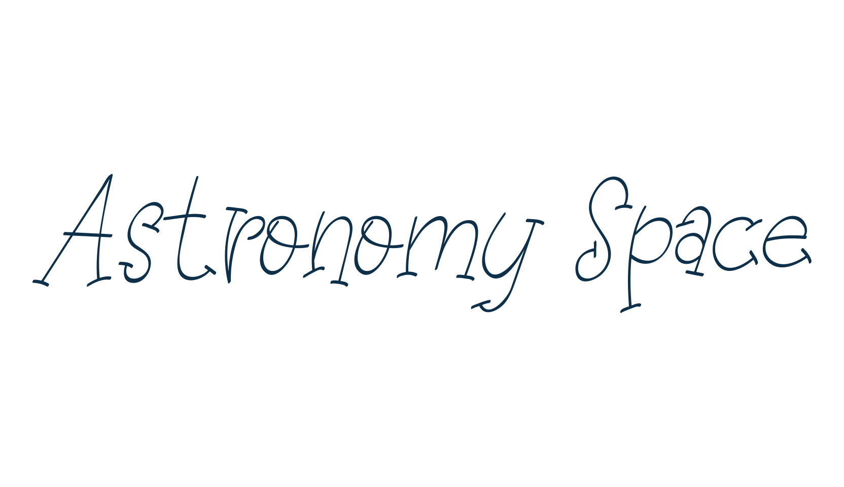 Astronomy Space, fancy cartoon decorative font preview