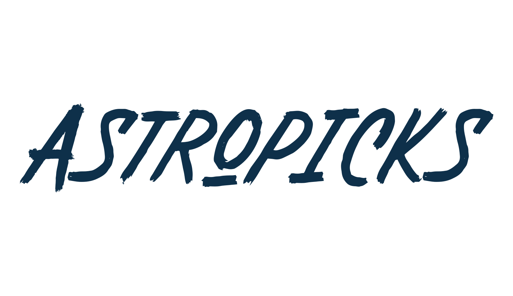 Astropicks, brush font preview