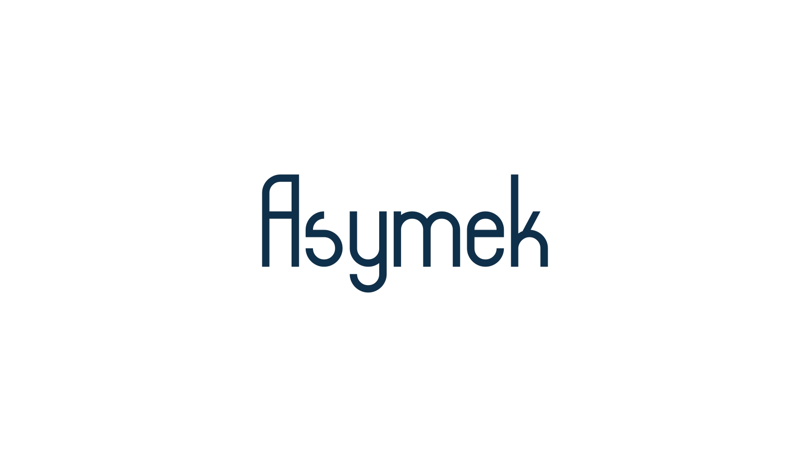 Asymek, sans serif font preview