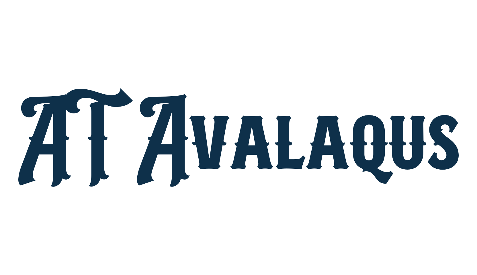 AT Avalaqus, fancy retro decorative font preview