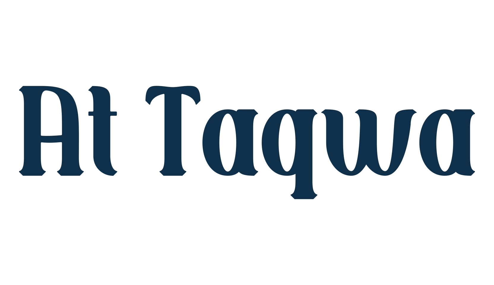At Taqwa, foreign look arabic font preview