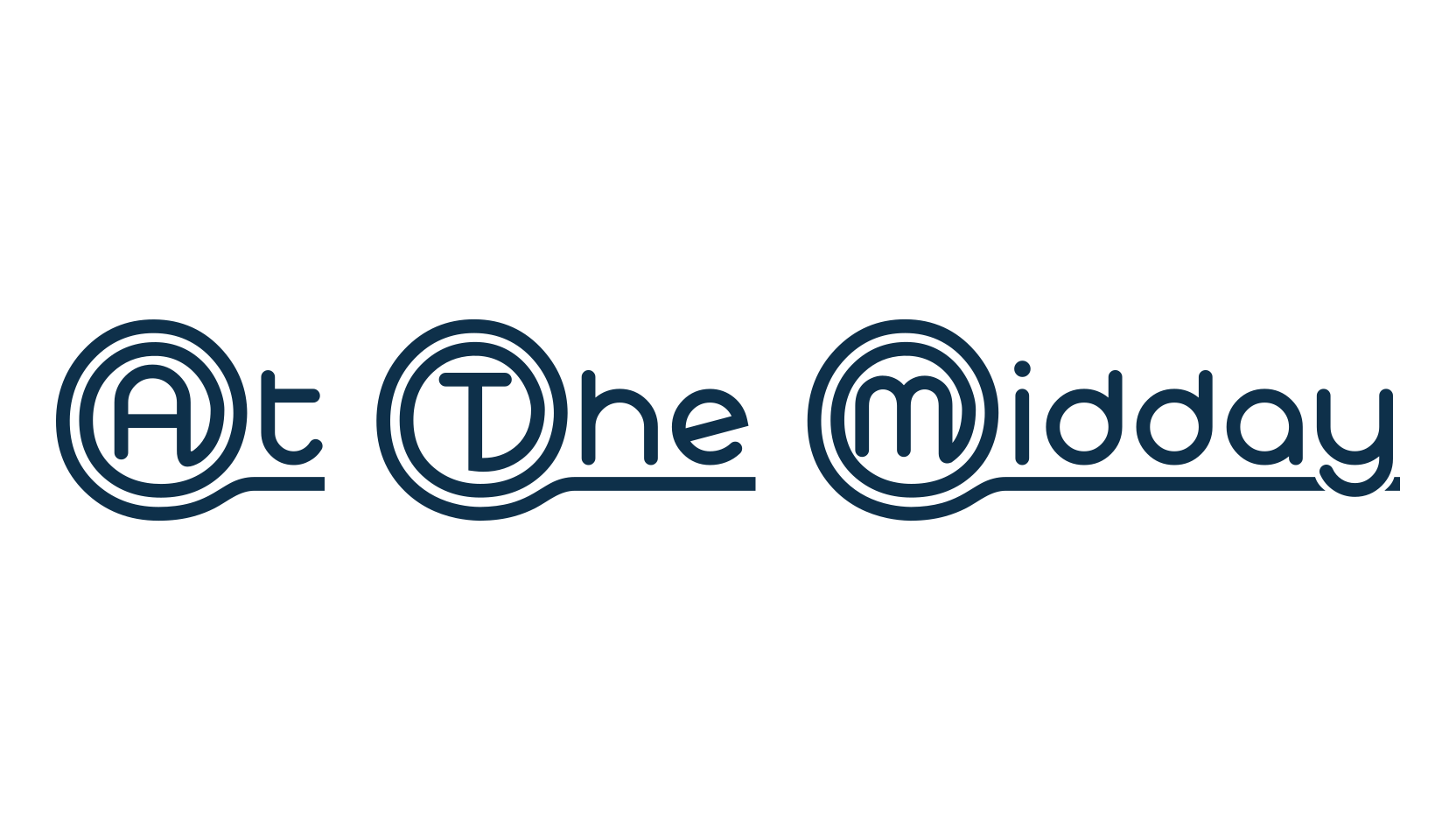 At The Midday, various font preview