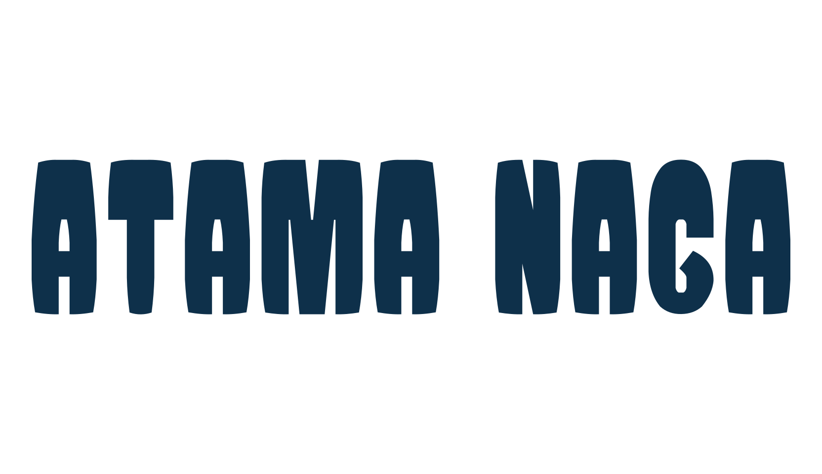 Atama Naga, various font preview