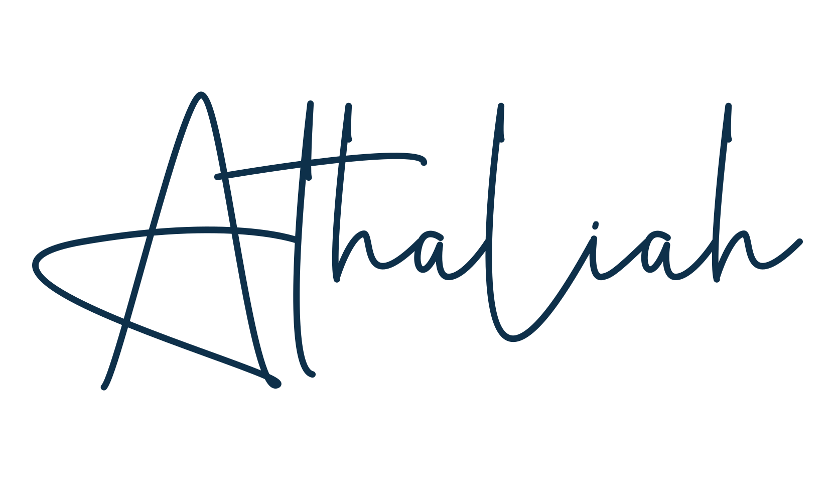 Athaliah, script handwritten fancy decorative calligraphy font preview