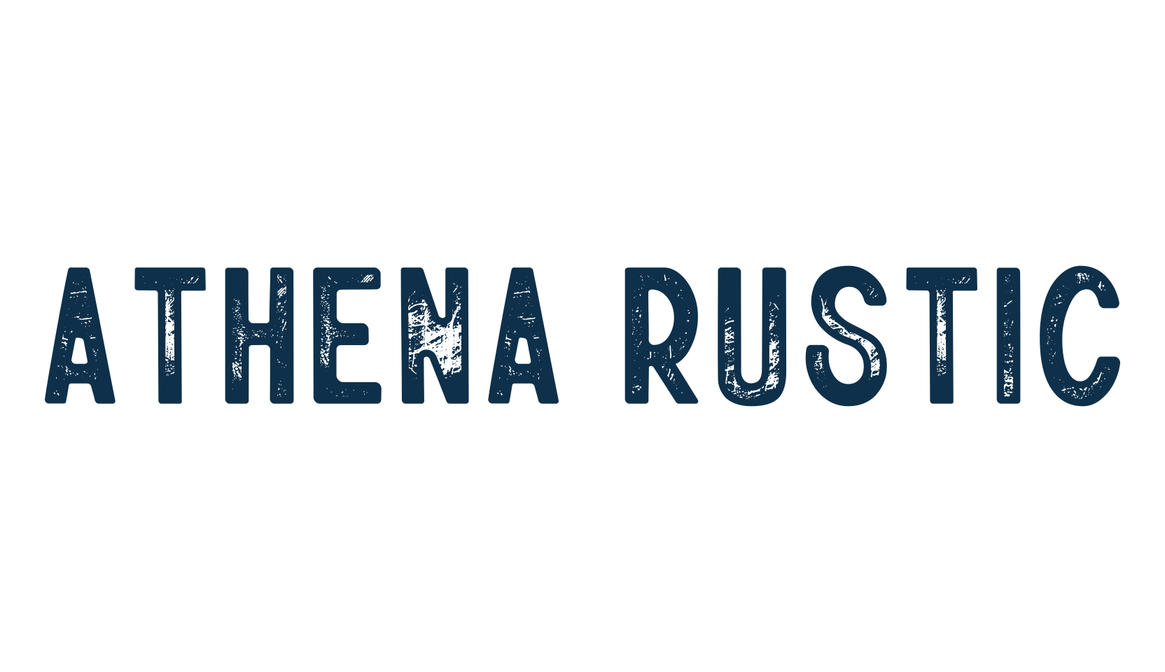 Athena Rustic, fancy eroded decorative font preview
