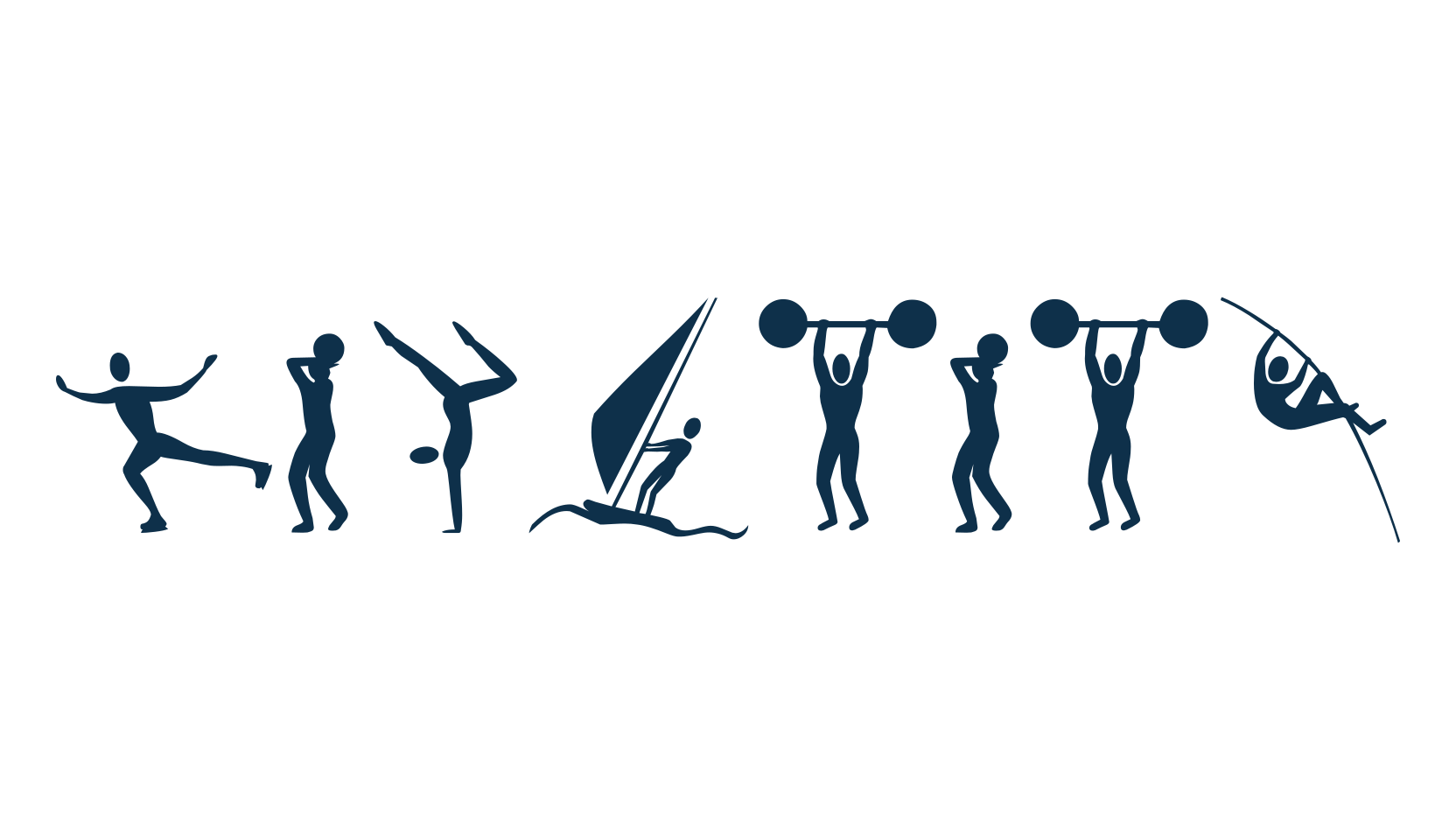Athletes, fancy decorative font preview