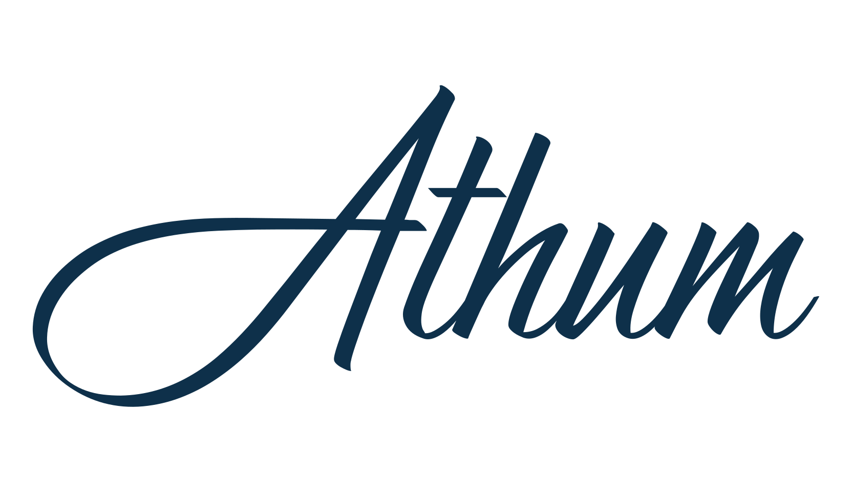 Athum, calligraphy font preview