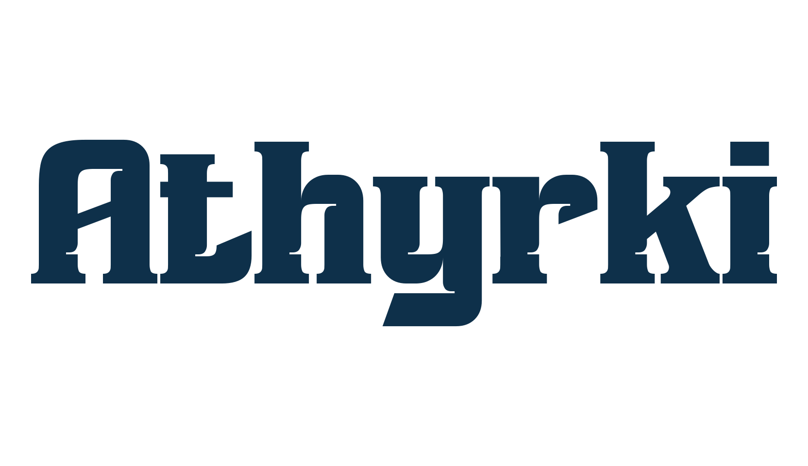 Athyrki, fancy various decorative font preview