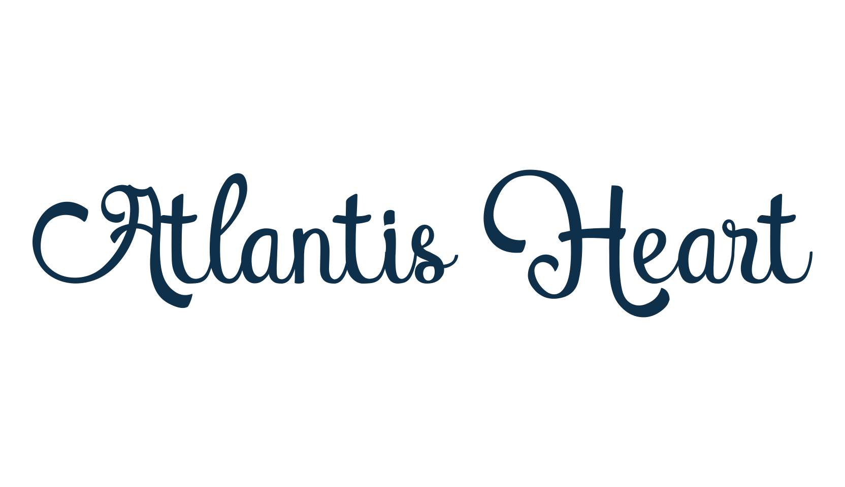 Atlantis Heart, various font preview