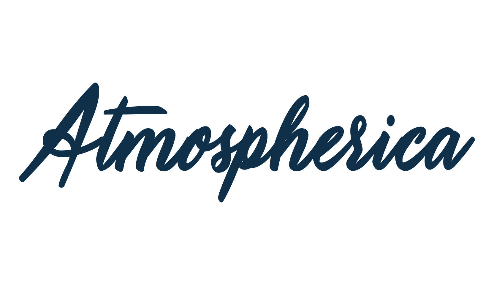 Atmospherica, script calligraphy fancy decorative font preview
