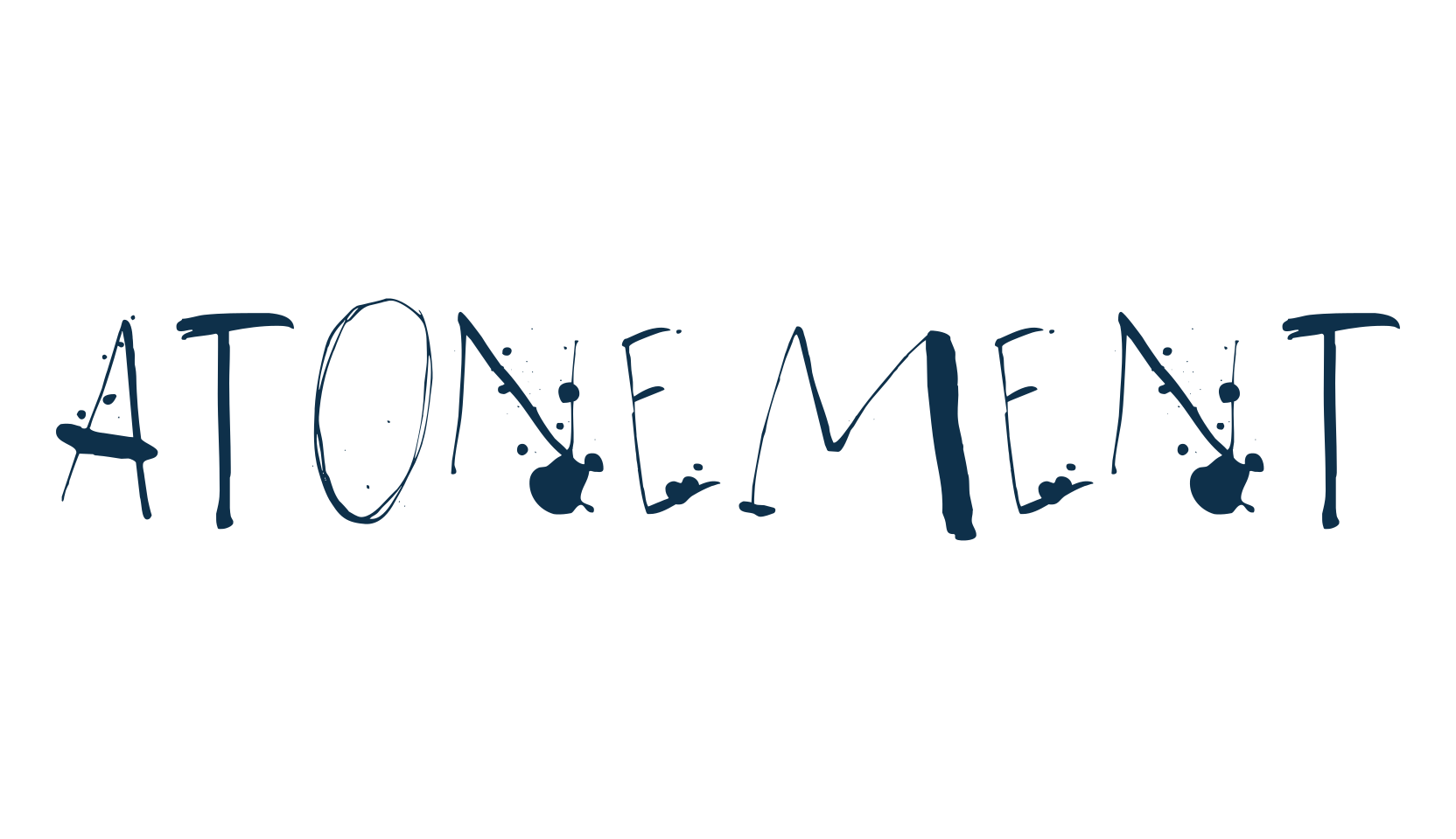 Atonement, script trash fancy decorative calligraphy font preview