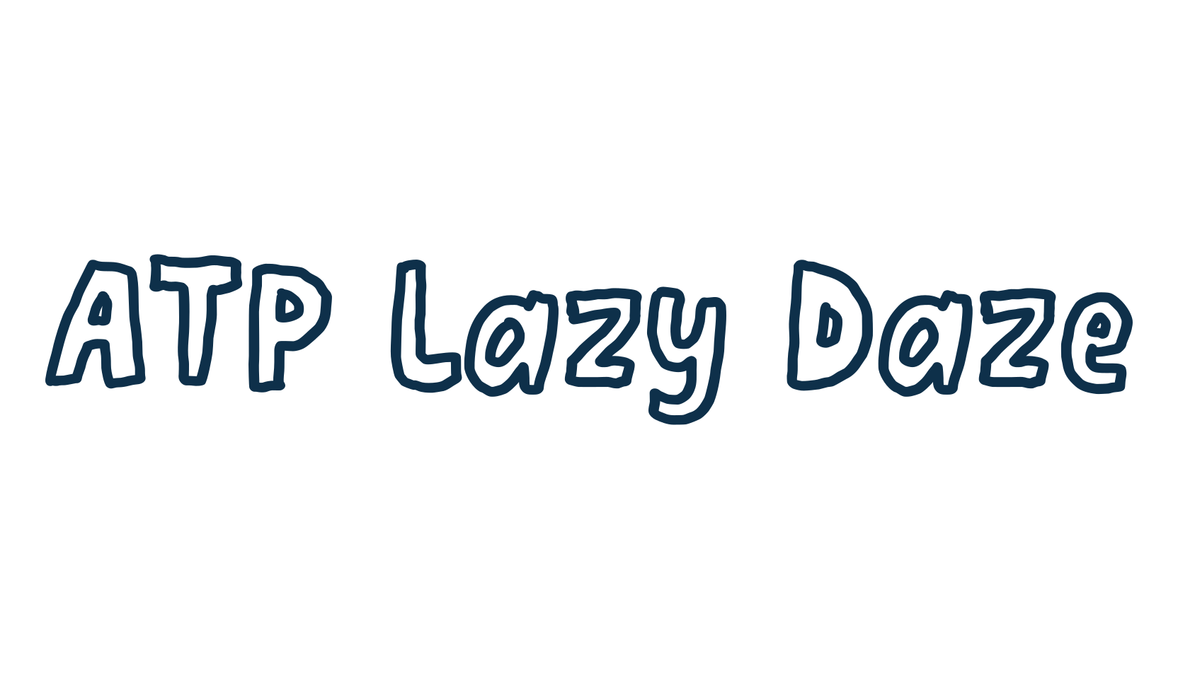 ATP Lazy Daze, various font preview