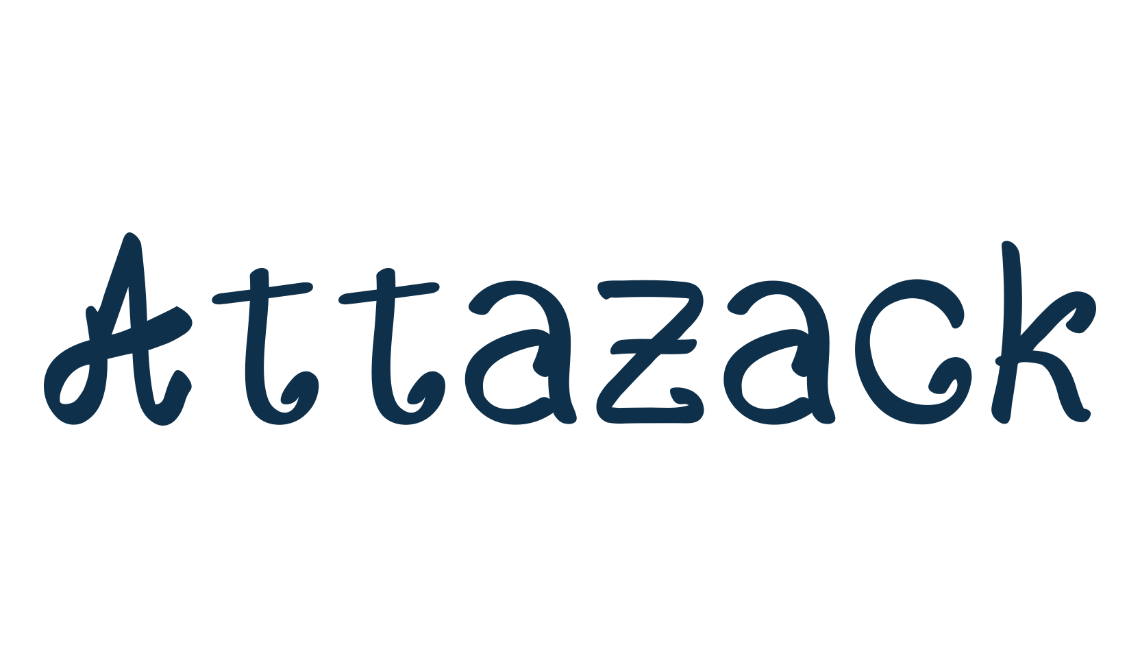 Attazack, various font preview