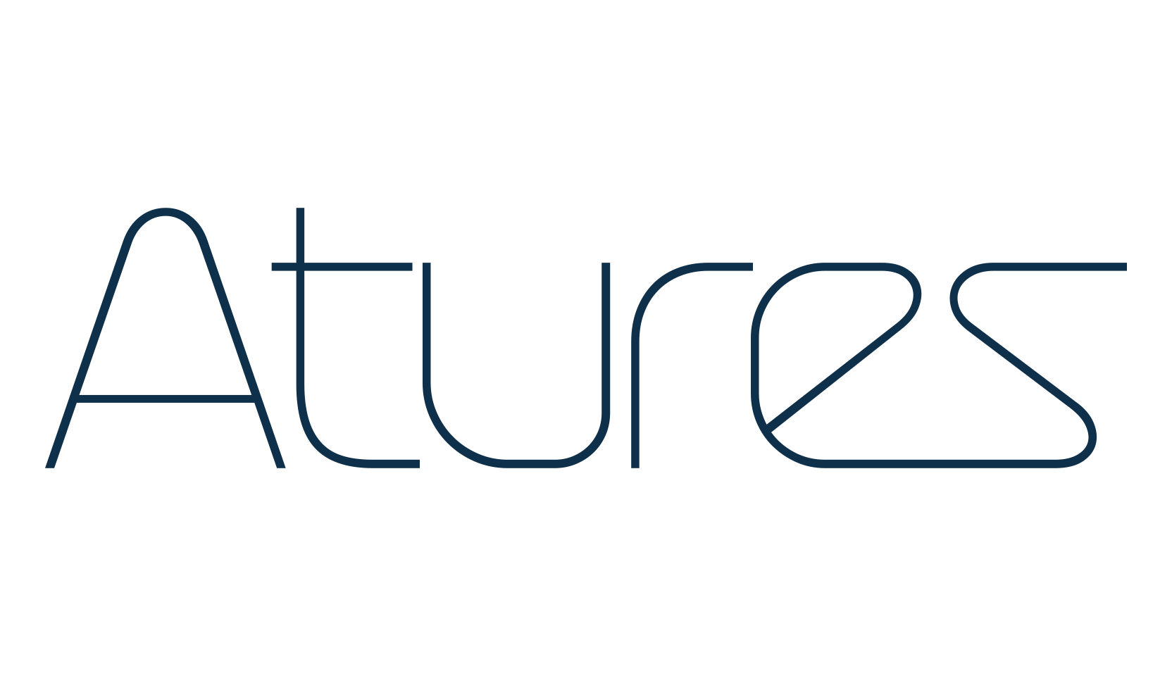 Atures, sci-fi font preview