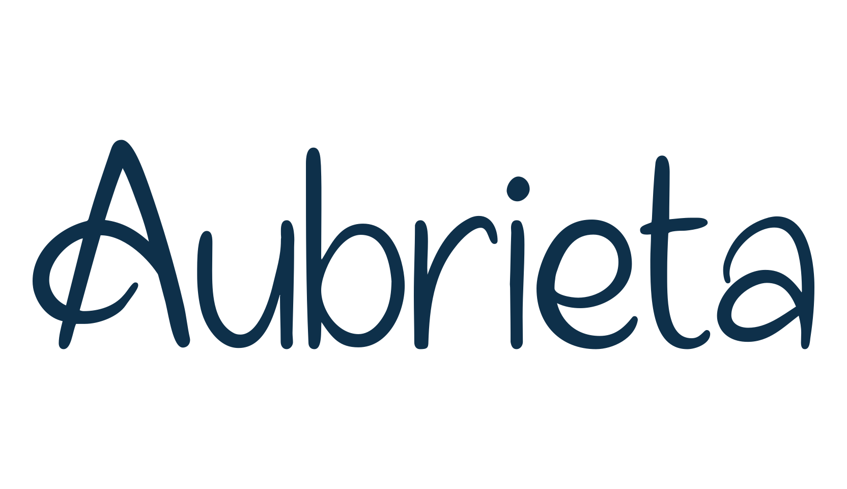 Aubrieta, various font preview