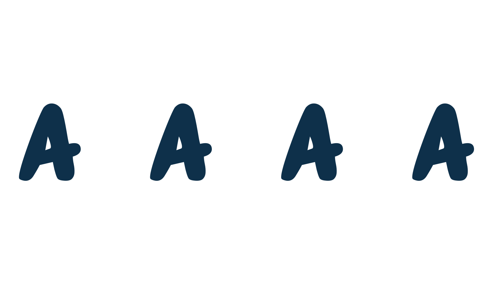 Aufy, fancy cartoon decorative font preview