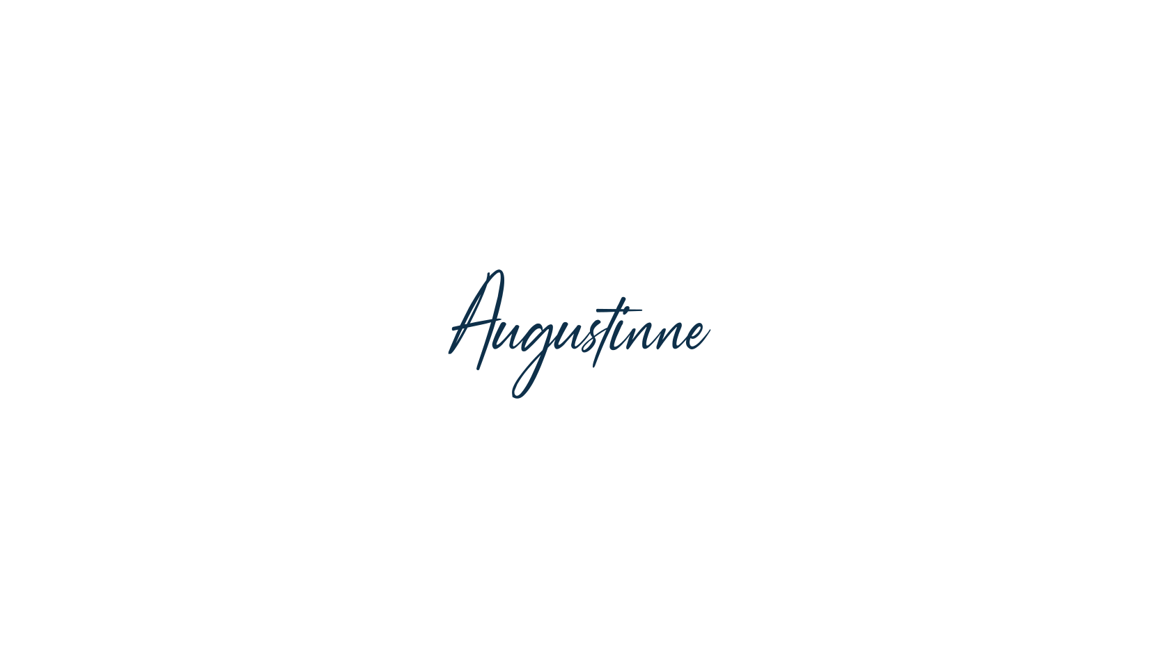 Augustinne, handwriting font preview