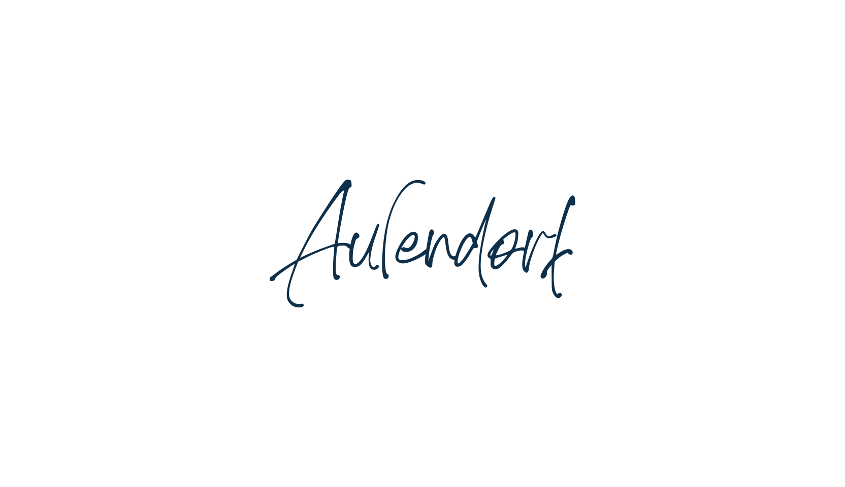 Aulendorf, handwriting font preview
