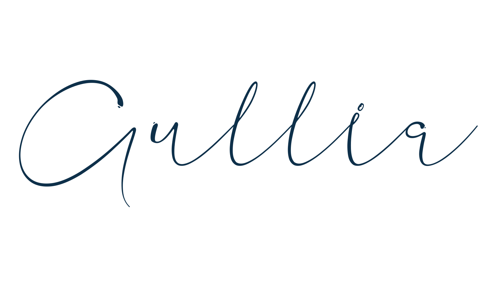 Aullia, calligraphy font preview