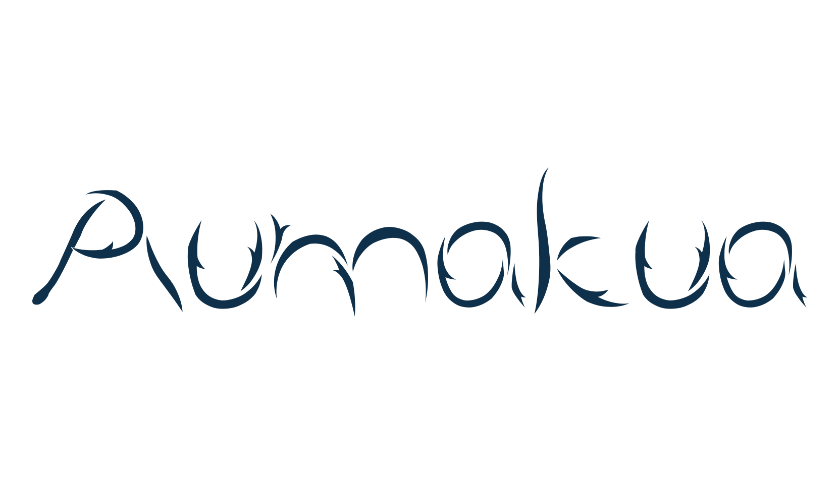Aumakua, decorative font preview