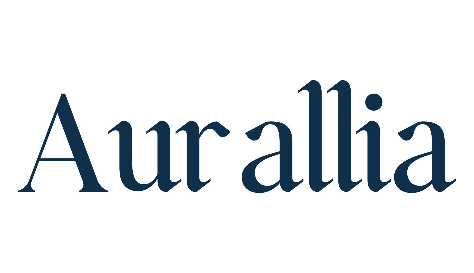 Aurallia, basic serif font preview